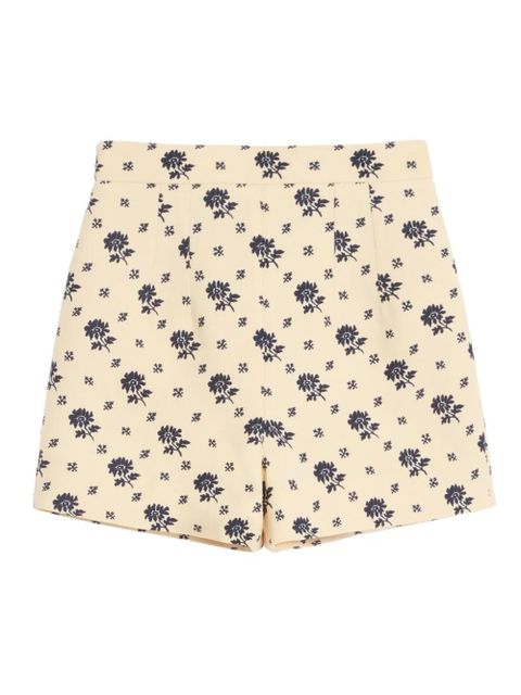 Valentino Garavani Fiorellino Blu Papier Floral shorts - Neutrals - zdjęcie produktu nr 1