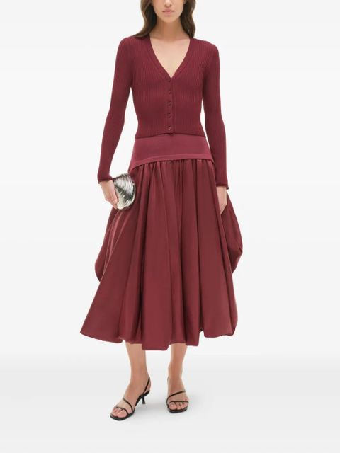 Simkhai Ailany ribbed cardigan - Red - zdjęcie produktu nr 2