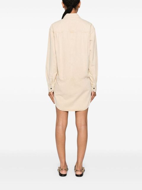 MARANT ÉTOILE Ilaya denim dress - Neutrals