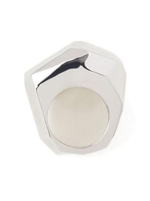 Lanvin Faceted Ring - Silver