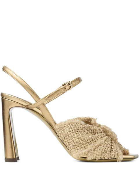 Jimmy Choo 95mm Annika sandals - Gold - zdjęcie produktu nr 1