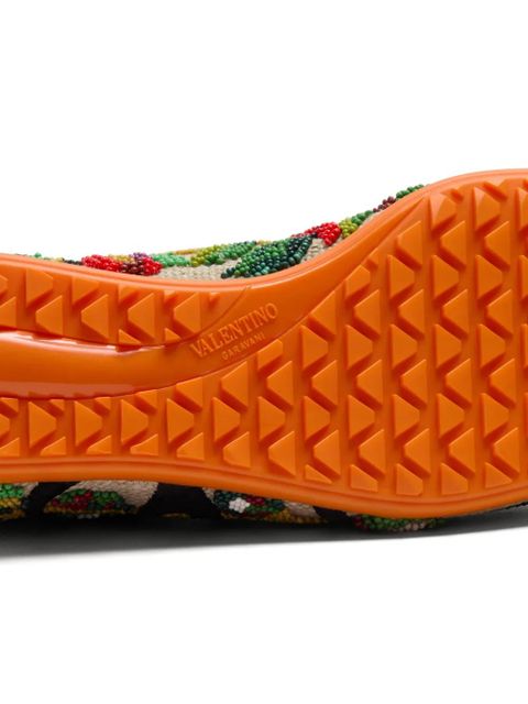 Valentino Garavani Chromathon lave-up fastening sneakers - Neutrals