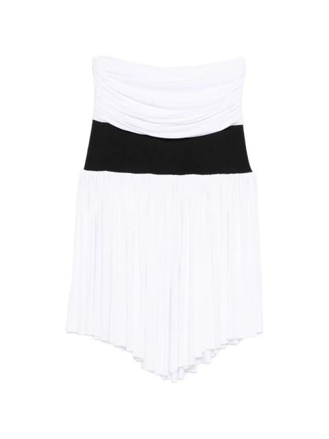 Gimaguas Carine ruched asymmetric skirt - White - zdjęcie produktu nr 1