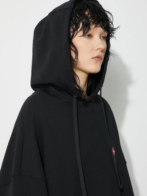 Fiorucci bluza bawełniana Black Lollipop Patch Hoodie