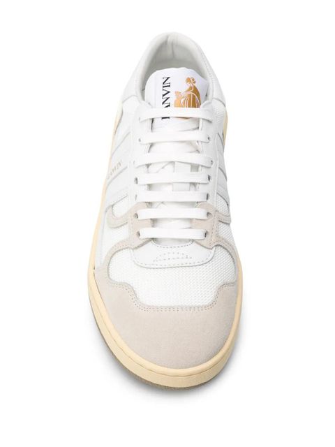 Lanvin Clay leather low-top sneakers - White
