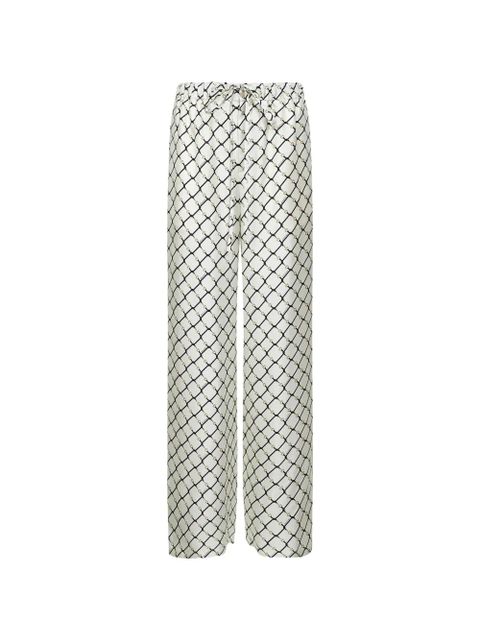 Gucci horsebit elasticated print trousers - White - zdjęcie produktu nr 1