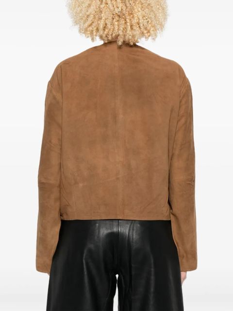 St. Agni suede jacket - Brown