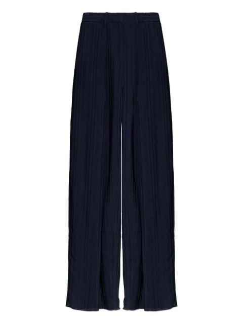 Victoria Beckham pleated trousers - Blue - zdjęcie produktu nr 1