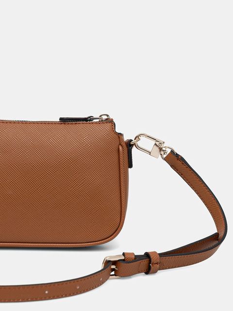 Guess torebka NOELLE kolor brązowy HWZG96 72710