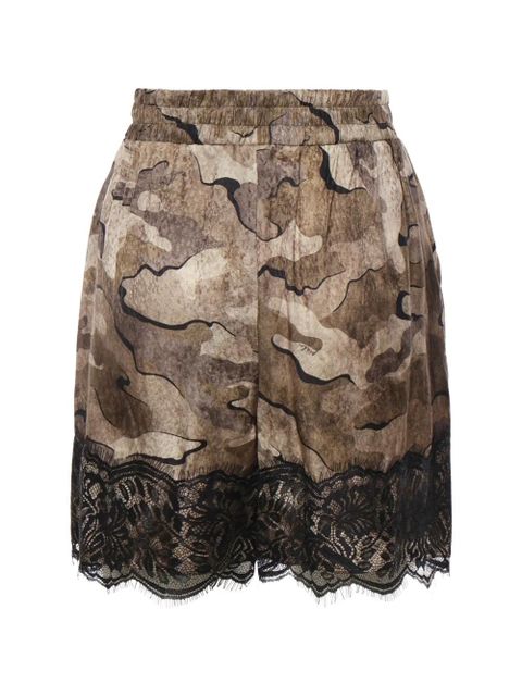 PINKO laced shorts - Brown - zdjęcie produktu nr 2