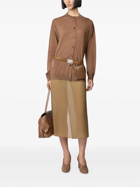 Tod's button cardigan - Brown - zdjęcie produktu nr 2