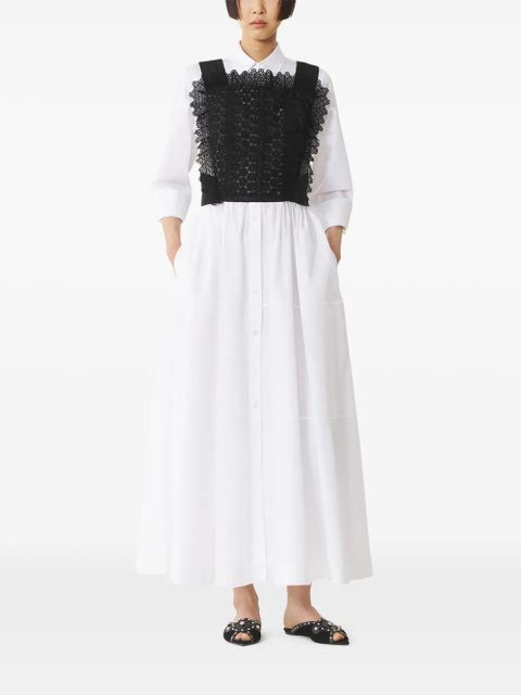 Lanvin long-sleeve midi shirt dress - White - zdjęcie produktu nr 2