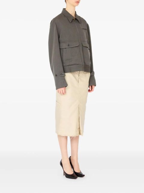 Maison Margiela zip-up jacket - Grey