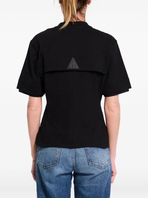 Moncler Grenoble logo-patch T-shirt - Black