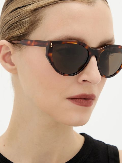 Isabel Marant okulary przeciwsłoneczne damskie kolor brązowy IM 0217/S - zdjęcie produktu nr 2