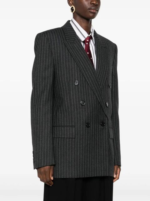 Saint Laurent double-breasted blazer - Grey