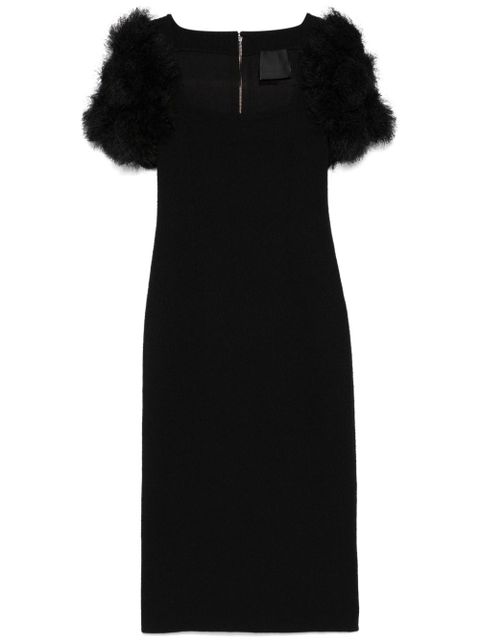 Givenchy pompom-detail midi dress - Black