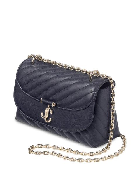 Jimmy Choo medium Curve quilted chain-strap cross body bag - Black - zdjęcie produktu nr 2