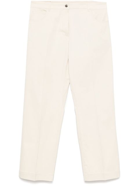 Moncler cotton gabardine trousers - Neutrals - zdjęcie produktu nr 1