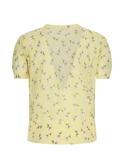 Jil Sander floral-print T-shirt - Yellow - zdjęcie produktu nr 2