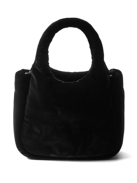 Prada padded velvet mini bag - Black