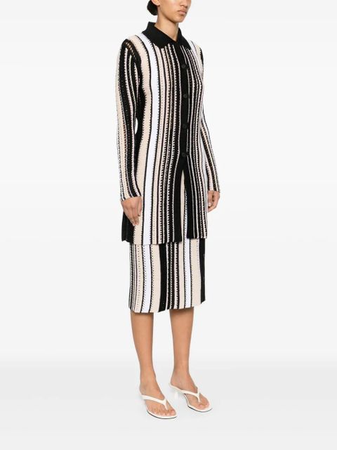 Missoni striped coat - Black
