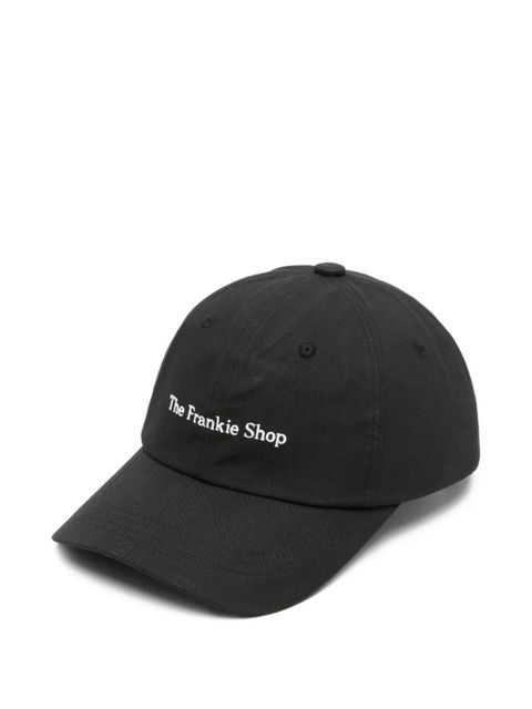The Frankie Shop logo-embroidered baseball cap - Black - zdjęcie produktu nr 1