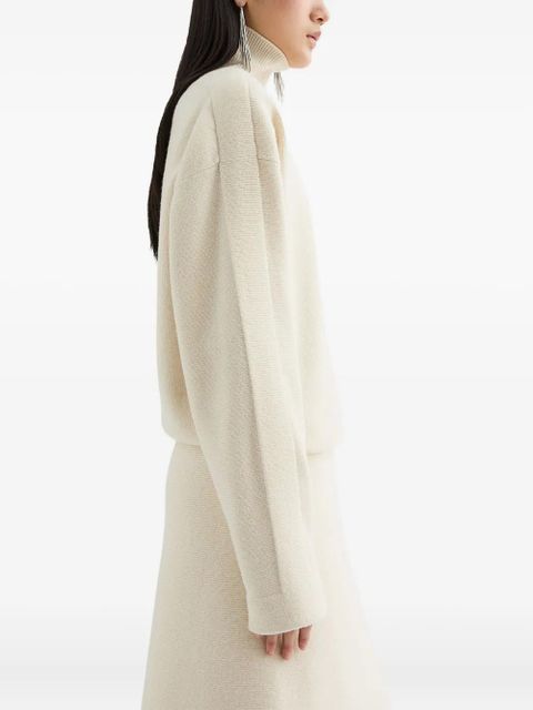 Jil Sander high-neck sweater - Neutrals