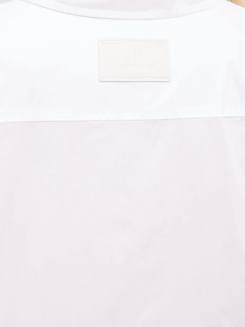 Armani Exchange koszula bawełniana damska kolor biały regular z kołnierzykiem klasycznym XW001399 AF12812