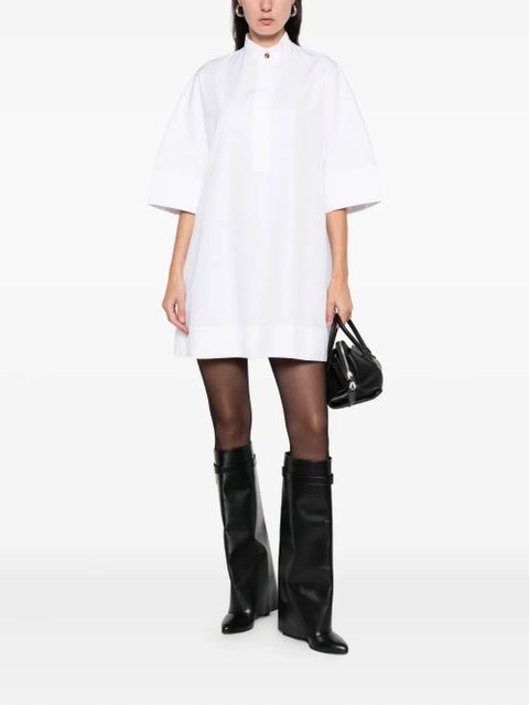 Givenchy mock-neck mini dress - White