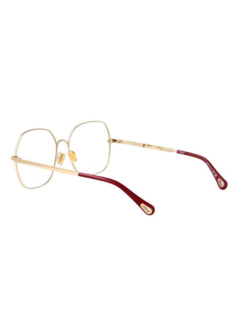 Chloé Eyewear geometric sunglasses - Gold