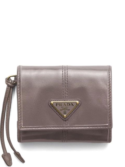 Prada triangle-logo wallet - Grey - zdjęcie produktu nr 1
