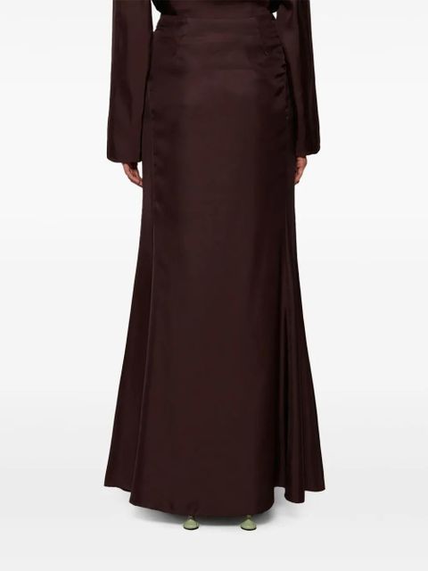 LouLou de Saison Dalupiri maxi skirt - Brown