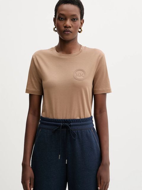 MM by Max Mara t-shirt bawełniany GATTONI - zdjęcie produktu nr 2