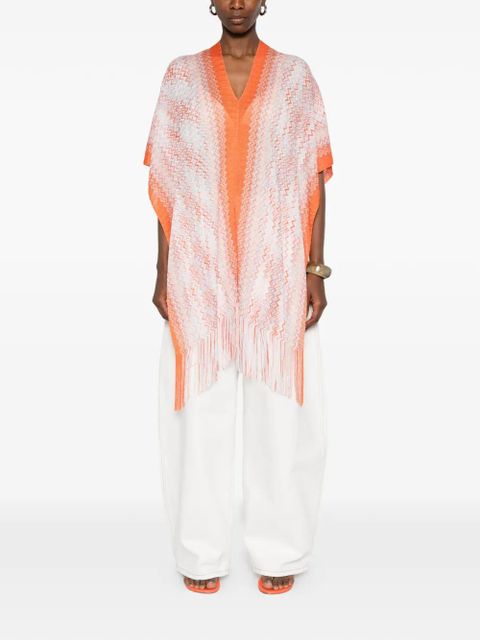 Missoni fringed jacket - Orange