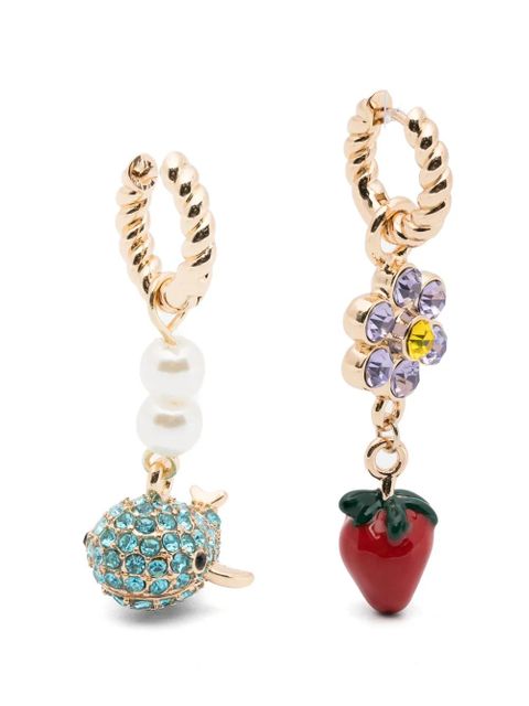 Essentiel Antwerp crystal-embellished earrings - Gold - zdjęcie produktu nr 1