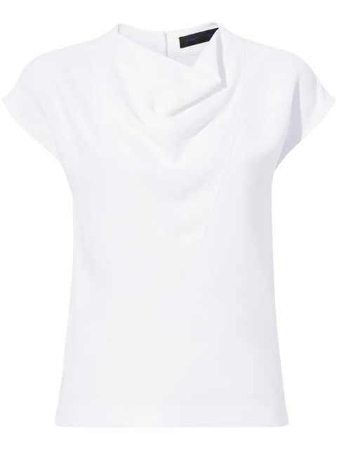 Proenza Schouler Matte Viscose Crepe Shell Top - White - zdjęcie produktu nr 1