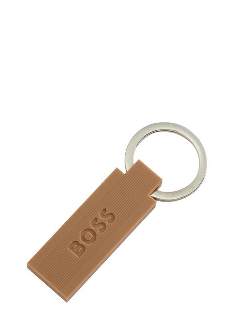 BOSS brelok do kluczy Edge Iconic Camel kolor brązowy - zdjęcie produktu nr 1