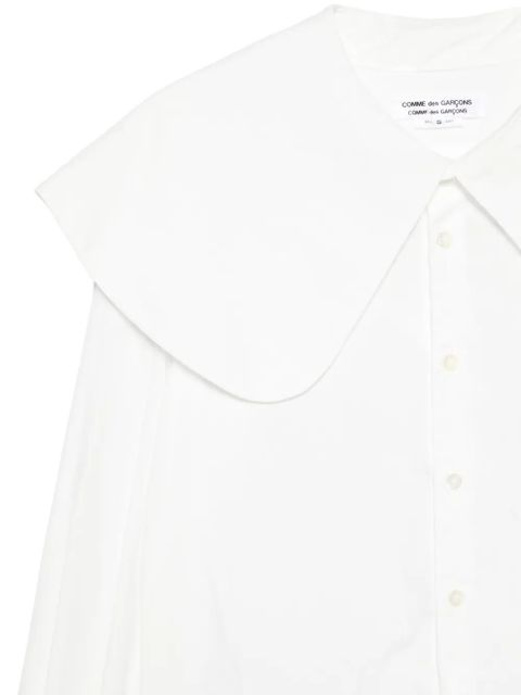 Comme Des Garçons oversized-collar shirt - White