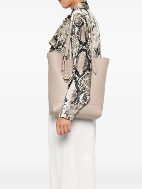 Mulberry grained-leather tote bag - Neutrals