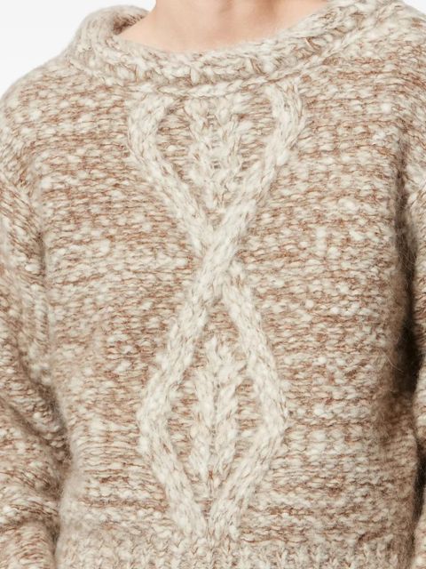 ISABEL MARANT Dorota cable-knit sweater - Neutrals - zdjęcie produktu nr 2
