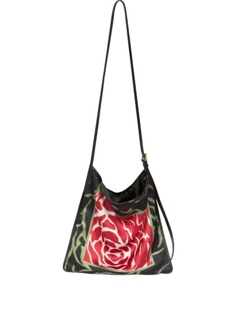 DRIES VAN NOTEN small graphic-print shoulder bag - Red - zdjęcie produktu nr 1