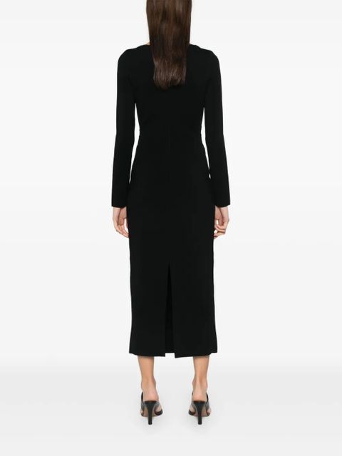 Cult Gaia Anaria midi dres - Black