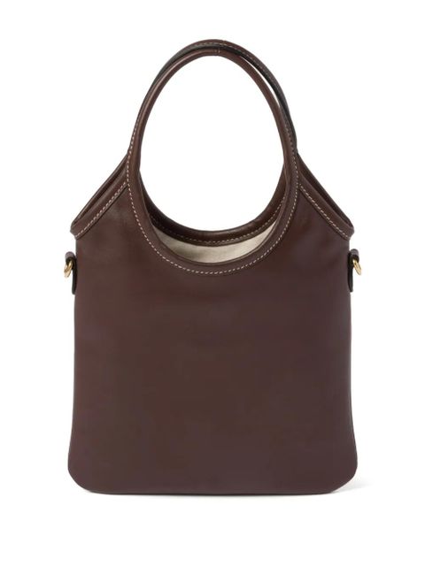 Miu Miu Ivy leather tote bag - Brown