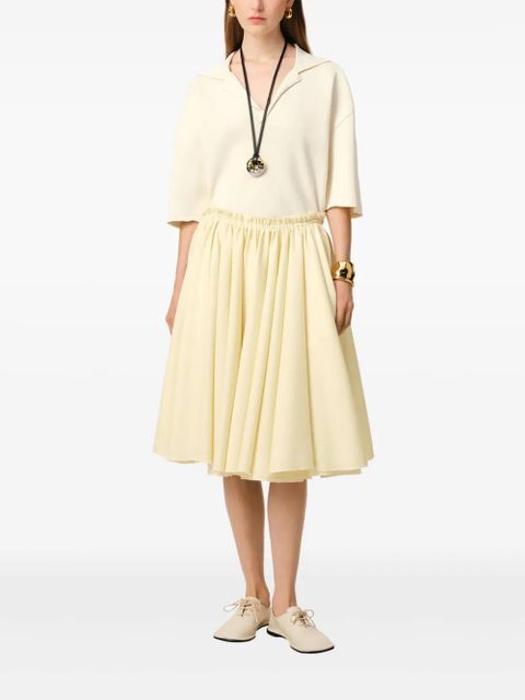 AMI Paris pleated skirt - Neutrals - zdjęcie produktu nr 2