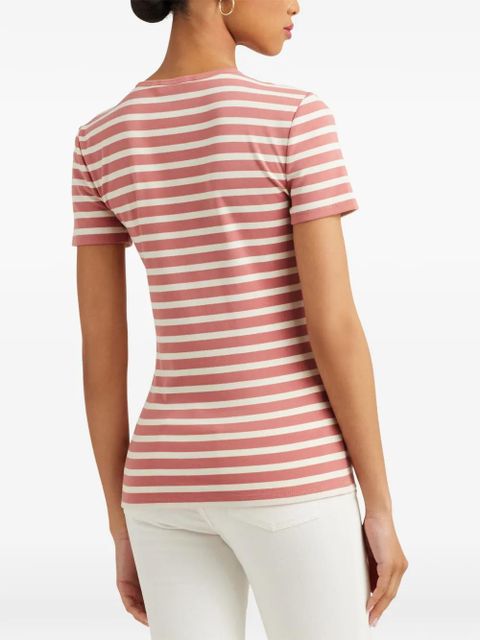 Lauren Ralph Lauren striped T-shirt - Pink - zdjęcie produktu nr 2