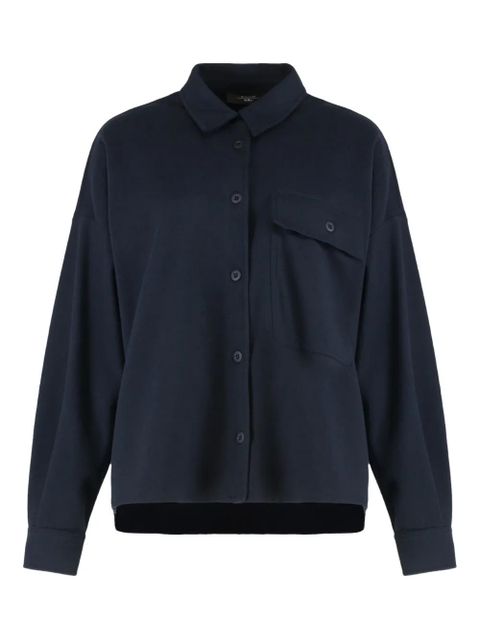 Weekend Max Mara Nancy flannel jacket - Blue - zdjęcie produktu nr 1