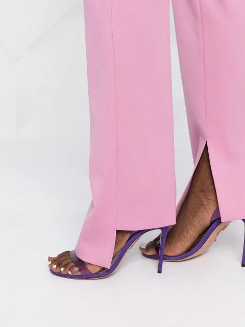 The Attico slit-detail tailored trousers - Pink - zdjęcie produktu nr 2