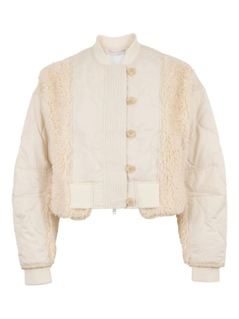 3.1 Phillip Lim sherpa-quilted bomber - Neutrals - zdjęcie produktu nr 1