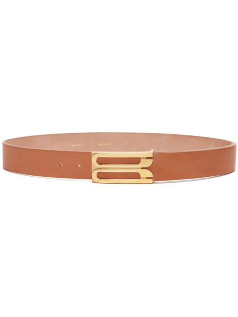 Victoria Beckham Jumbo Frame belt - Brown - zdjęcie produktu nr 1